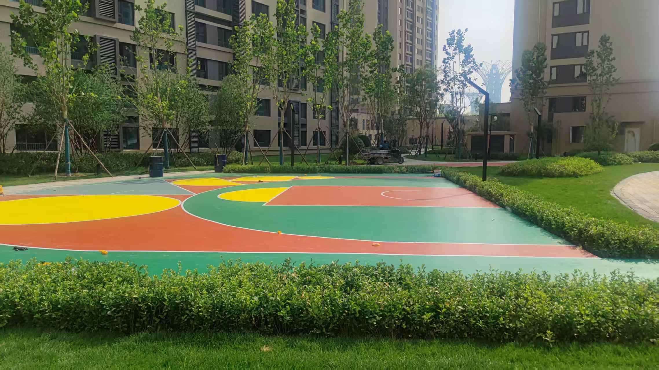 呼和浩特市学校塑胶跑道塑胶地面 - 方案